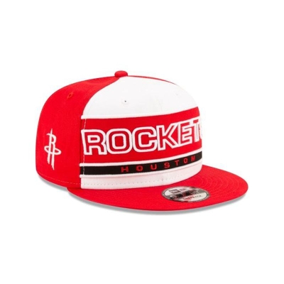 Sapca New Era Houston Rockets NBA Stripe 9FIFTY Snapback - Rosii